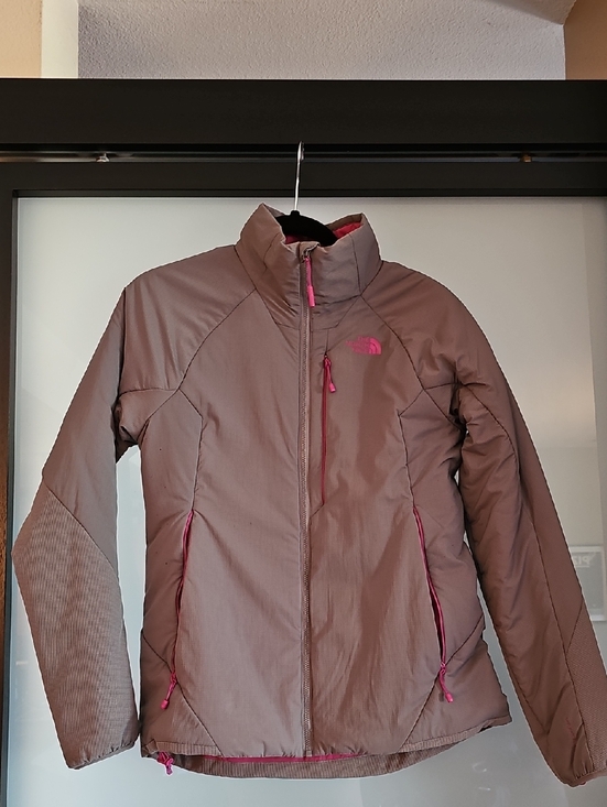 The North Face Jackets & Blazers - The North Face Women's Puffer Jacket - Taupe with Pink Accents
